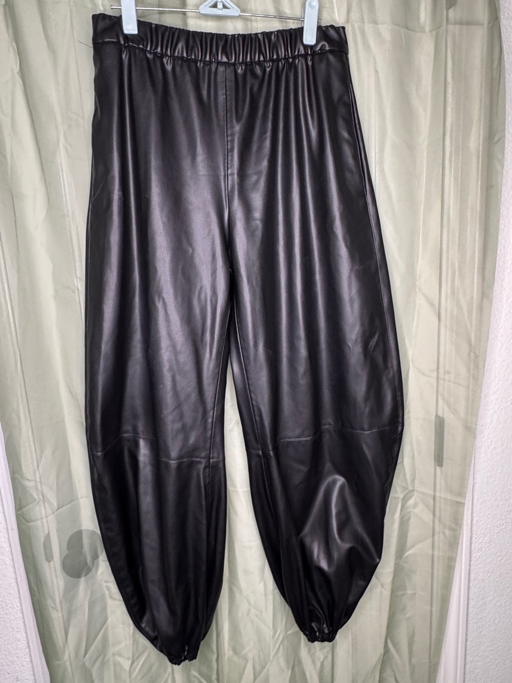Zara Faux Leather Balloon Pants